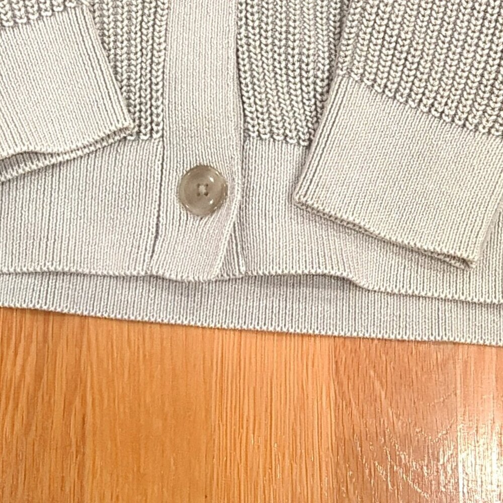 Haven Well Within Cardigan XL Seafoam Green Organic Cotton Cottage Coastal Beach - Picture 5 of 6